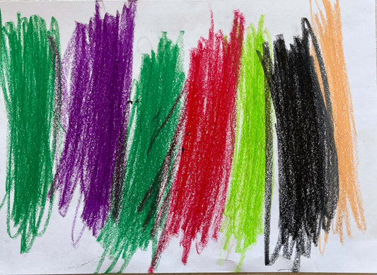 展示用絵画：虹 [作者:瀬戸口えりか]