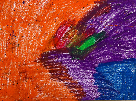 展示用絵画：花 [作者:篠原花菜]