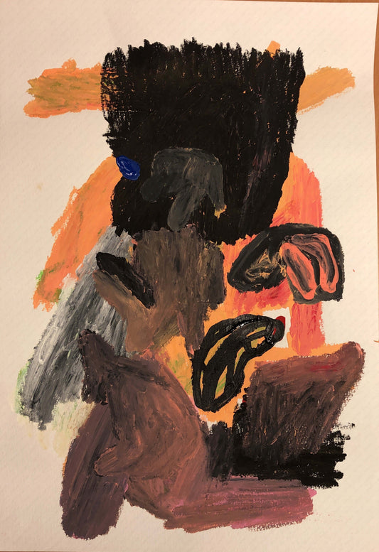 展示用絵画：無題① [作者:的井]