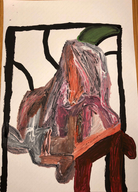 展示用絵画：無題② [作者:的井]