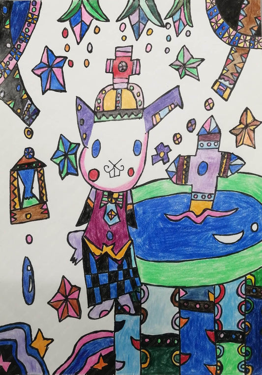 展示用絵画：LOVE POP② [作者:natsukari_CoCo]