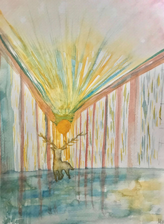 展示用絵画：希望の行方 [作者:燈翠きよ]