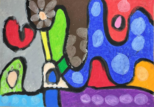 展示用絵画：ボア [作者:児玉伸幸]