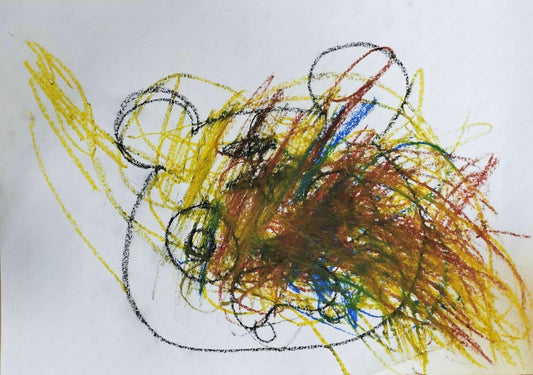 展示用絵画：とら [作者:伊東和世]