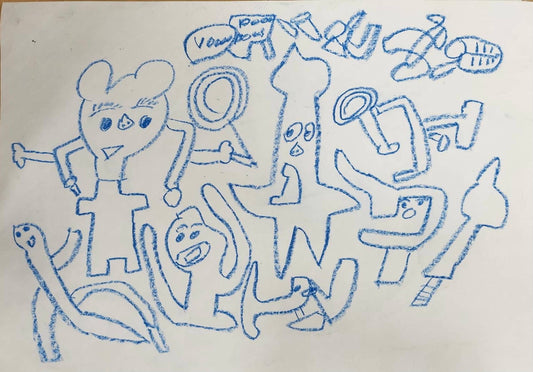 展示用絵画：プランター [作者:黒木省伍]