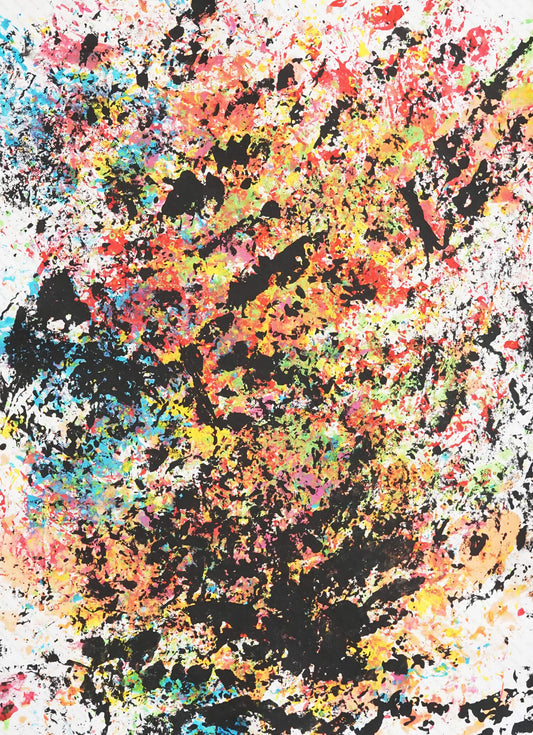 展示用絵画：光 [作者:片貝健祐]