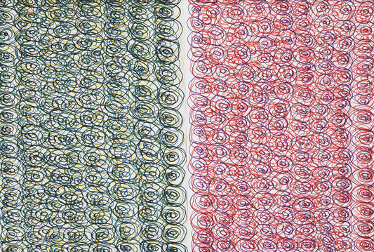 展示用絵画：ぐるぐる [作者:Y.Y]