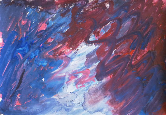 展示用絵画：無題B [作者:豊岡大地]