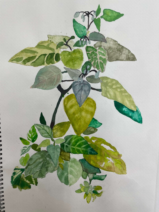 展示用絵画：名も知らぬ [作者:kii]