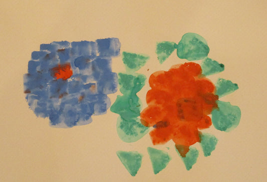展示用絵画：花 [作者:脇芳昭]