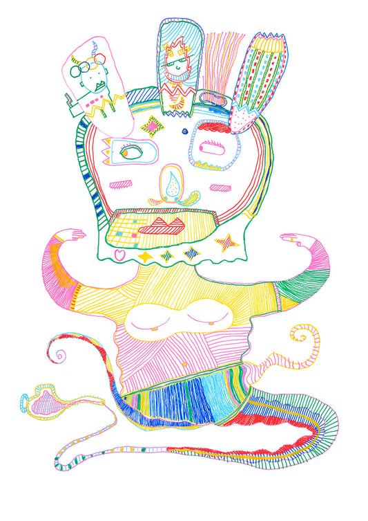展示用絵画：およびでしょうか [作者:たろきち]